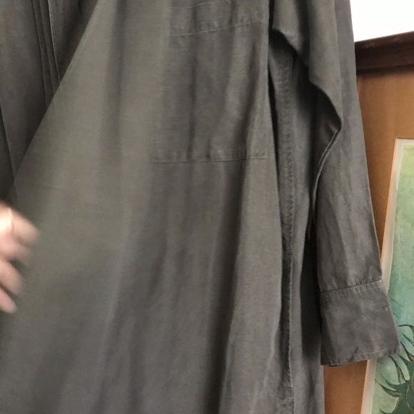 Eileen Fisher Tencel oversized long jacket Duster - Picture 7 of 13